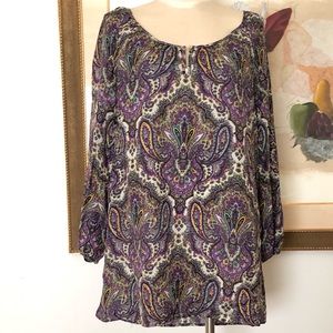 J Crew Silk Tunic Top S